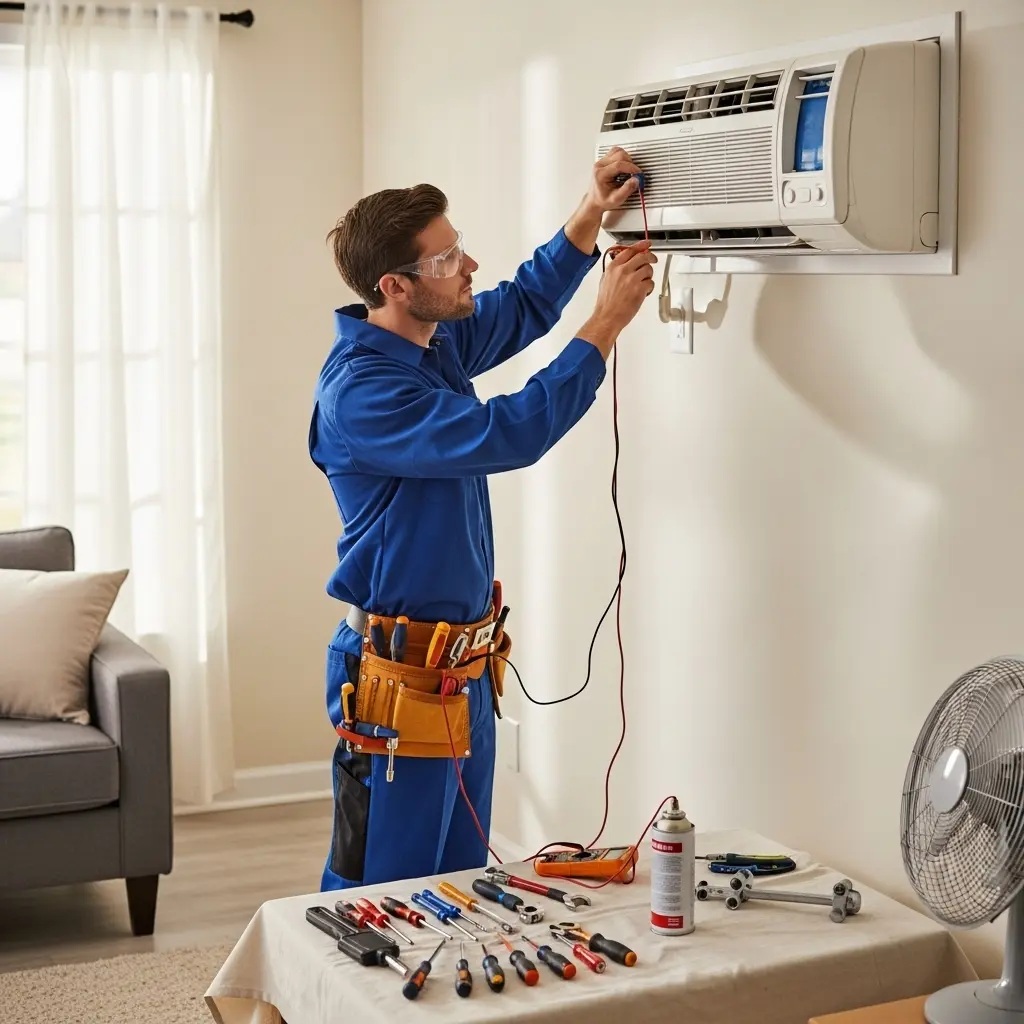 Karşıyaka Eminçelik Eminçelik klima gaz dolumu ve bakım – Enerji verimliliği artırıldı. - Teknik servis örneği